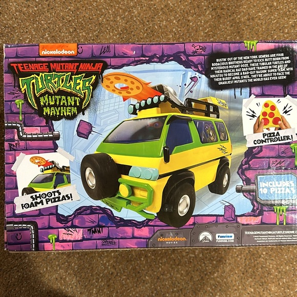 NEW Nickelodeon Teenage Mutant Ninja Turtles Mutant Mayhem Pizza Blaster - Picture 4 of 4